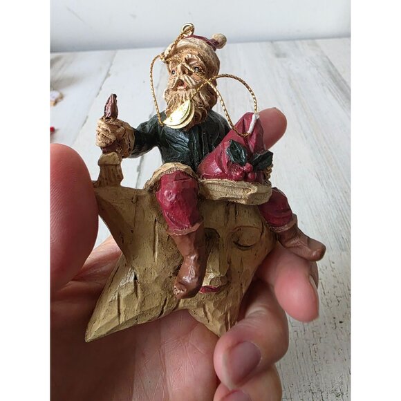 Vintage applause Santa star painting ornament unique Xmas tree - Picture 9 of 9